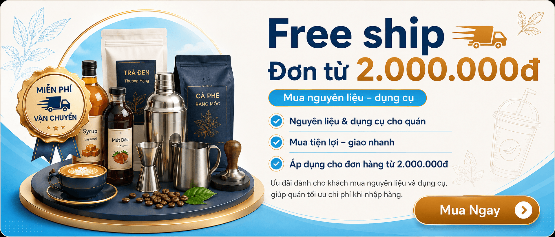 Freeship dụng cụ pha chế