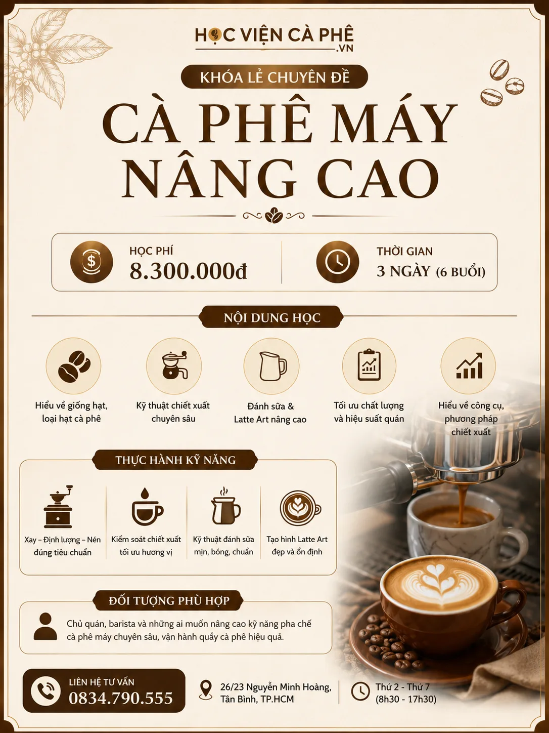 Cà Phê Máy Nâng Cao