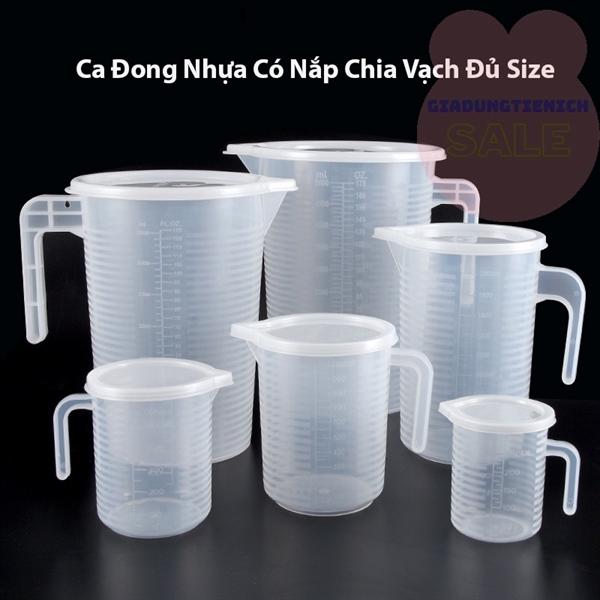 Ca định lượng 1000ml có nắp